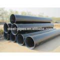 Fabrication en Chine ASTM A53 peinture noire ERW tubes en acier au carbone